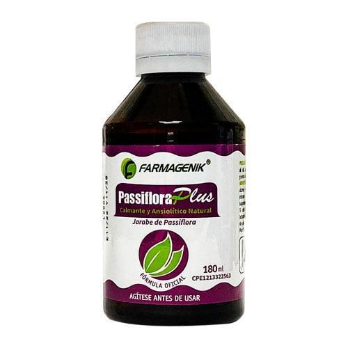 PASSIFLORA PLUS JBE SIN AZUCAR 180ML FARMAGENIK 