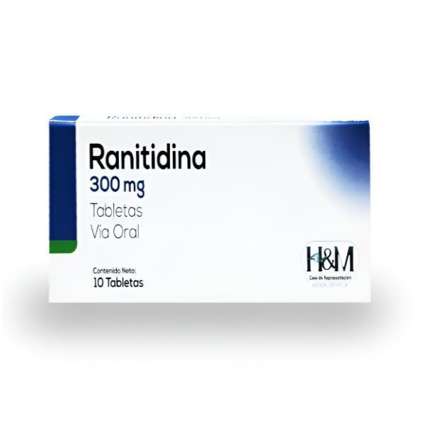 RANITIDINA 300 MG X 10 TAB (ZANTAC/VIZERUL)