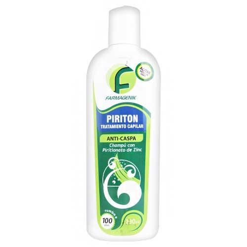 PIRITON ANTI-CASPA SHAMPOO CON PIRITIONATO DE ZINC 230 ML FARMAGENIK