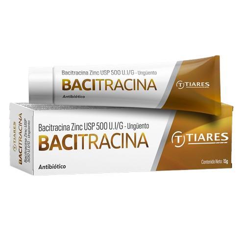 BACITRACINA ZINC USP 500U.I/G UNGUENTO 15G TIARES