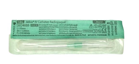 CATETER JELCO Nº18 X UND SMITH