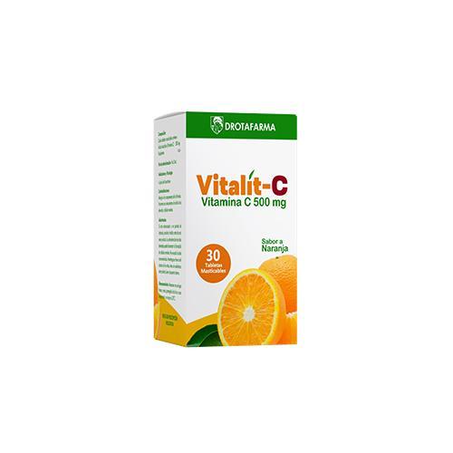 VITALIT-C VITAMINA C 500MG 30 TAB MAST DROTAFARMA 