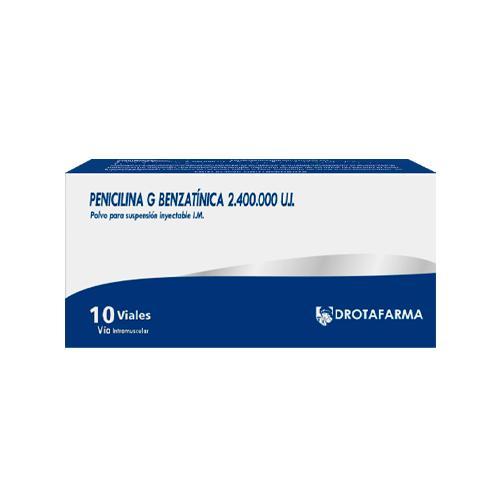 PENICILINA G BENZATINICA 2.400.000 UI POLVO P/ SOL. INYEC I.M DROTAFARMA