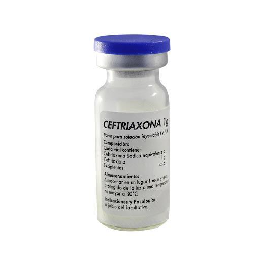 CEFTRIAXONA 1G POLVO P/SOL INY I.V/I.M 1 AMP DROTAFARMA 