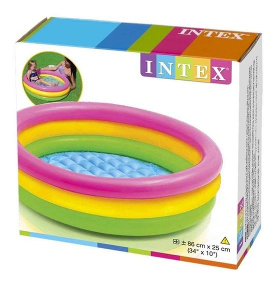 INTEX PISCINA INFLABLE INFANTIL # 57104NP 86 CM X 25 CM 34 X 10 