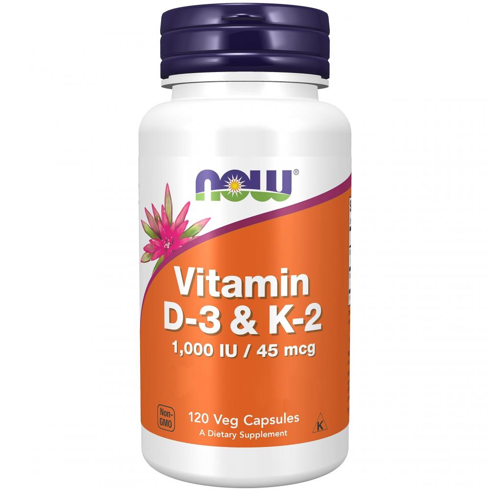 VITAMINA D3 & K2 1000 IU - 45 MCG X 120 CAP (DIGLET/DARLIDE)