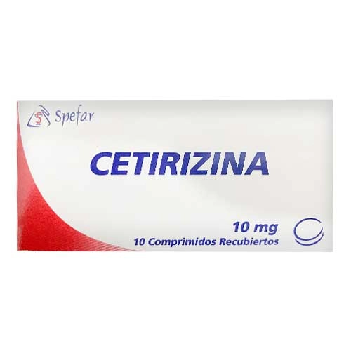 CETIRIZINA 10MG X 10 COMP SPEFAR