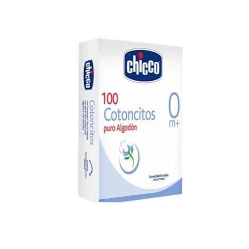 CHICCO HISOPOS COTONCITOS 100 UNID BABY SKIN 100% ALGODON