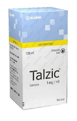 TALZIC CETIRIZINA 1MG/ML SOL ORAL 120ML PED ELMOR