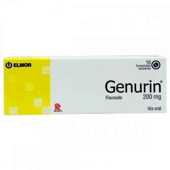 GENURIN FLAVOXATE 200 MG X 10 COMPRD ELMOR