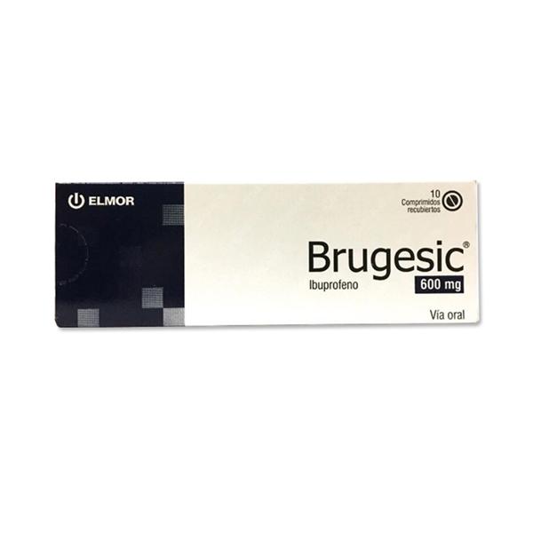 BRUGESIC IBUPROFENO 600 MG X 10 COMPRD ELMOR
