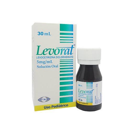 LEVORAT LEVOCETIRIZINA SOL ORAL PED 5MG/ML 30ML OFTALMI