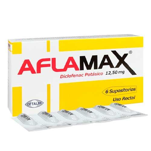 AFLAMAX DICLOFENAC SODICO 50 MG X 6 SUPOSIT