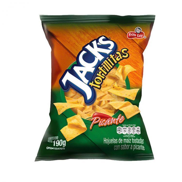 FRITO LAY JACKS TORTILLITAS PICANTE 190 GRS