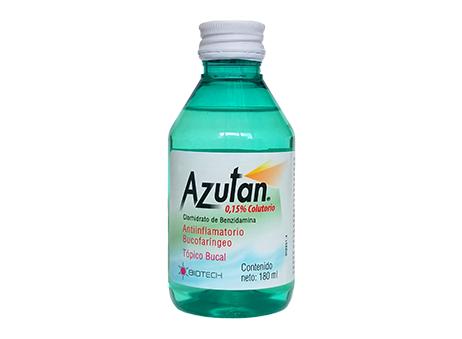 AZUTAN 0.15% COLITORIO CLORHIDRATO BENZIDAMIDA BUCAL X 120ML (TANTUM/ FLODONT/ ISOSPRAY)