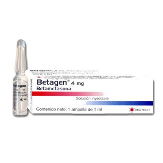 BETAGEN BETAMETASONA 4 MG/1 ML 1 AMP SOL INYEC BIOTECH
