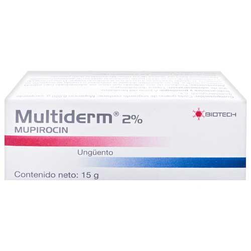 MULTIDERM MUPIROCIN 2% UNGUENTO 15 GR BIOTECH (MUPROBAN BACTROBAN PRESIDERM)