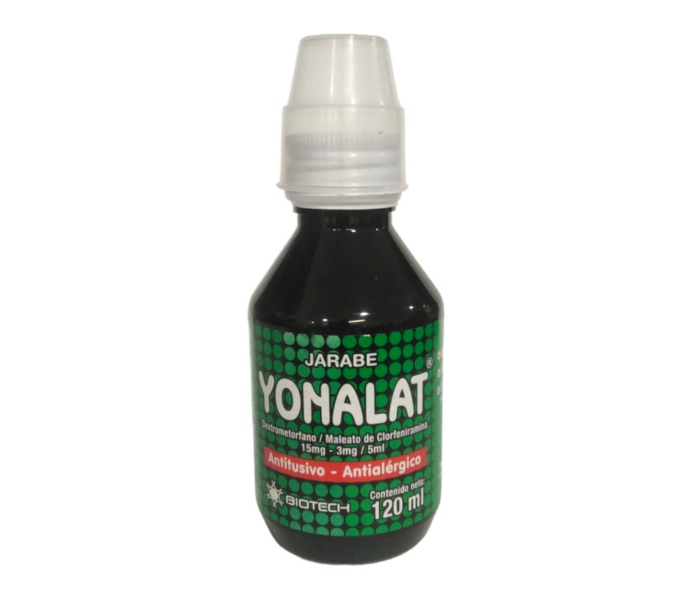 YONALAT DEXTROMETORFANO CLORFENIRAMINA 15-3MG/5ML JAB 120ML (TILODRIN) BIOTECH