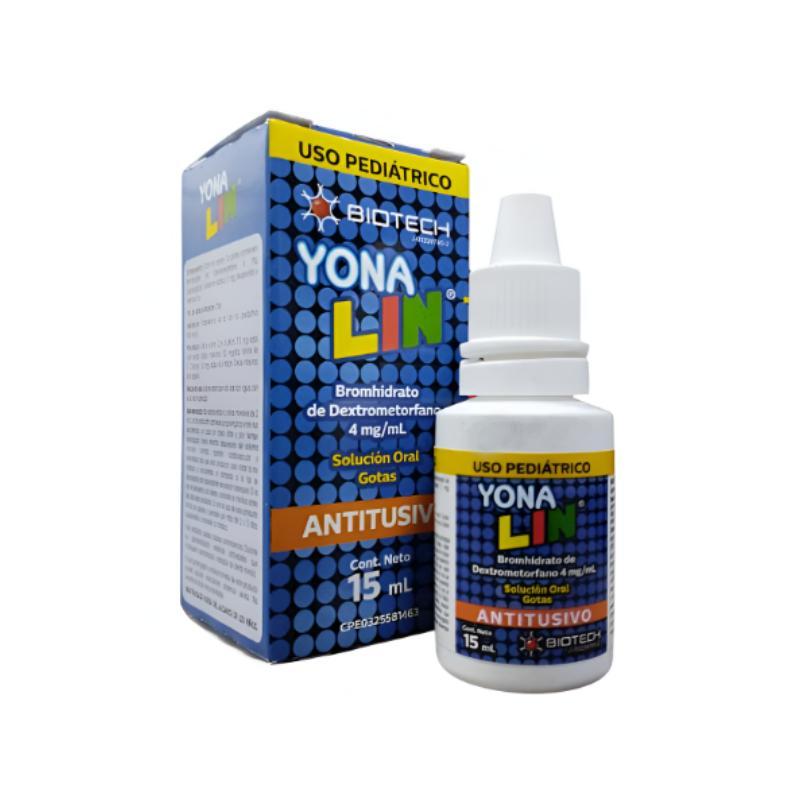 YONALIN DEXTROMETORFANO 4MG/ML SOL GOTAS 15ML (TILODRIN/YONAL) BIOTECH