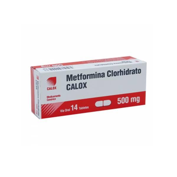 METFORMINA CLORHIDRATO 500MG X 14 TAB (CANFIR/ GLUCOFAGE)