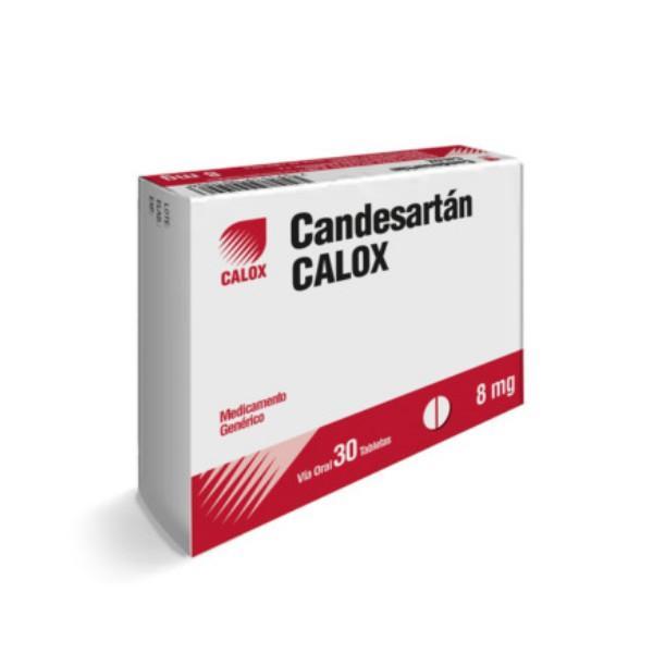 CANDESARTAN 8 MG X 30 TAB CALOX