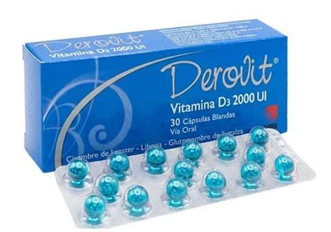 DEROVIT (VITAMINA D3) 2000UI 30 CAPS BLANDAS CALOX