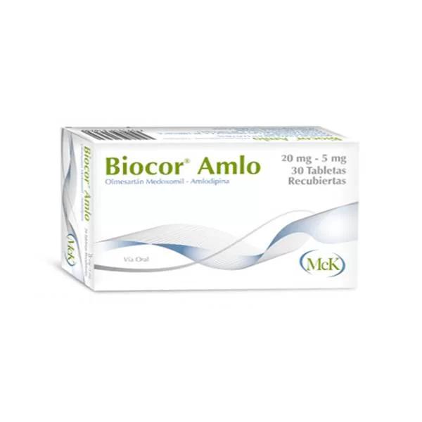BIOCOR AMLO OLMESARTAN AMLODIPINA 20MG/5MG X 30 TAB MCK
