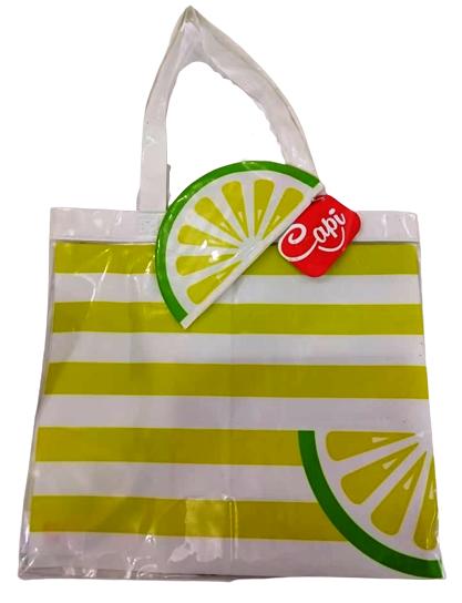 CAPI COMBO BOLSO PLAYERO Y ESTUCHE PLANO LIMÓN 