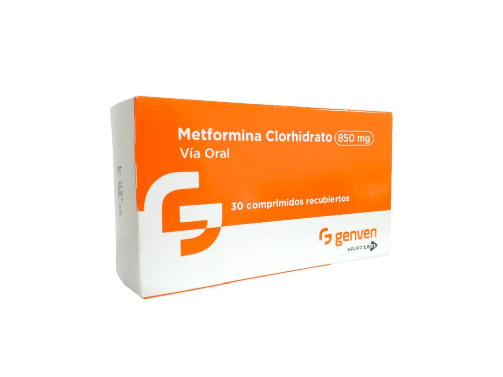 METFORMINA CLORHIDRATO 850 MG X 30 COMP REC (CANFIR/ GLUCOFAGE)