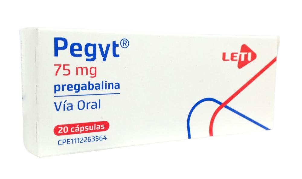 PEGYT PREGABALINA 75 MG X 20 CAPS (LYRICA/ MARTESIA/ NEURIXA)