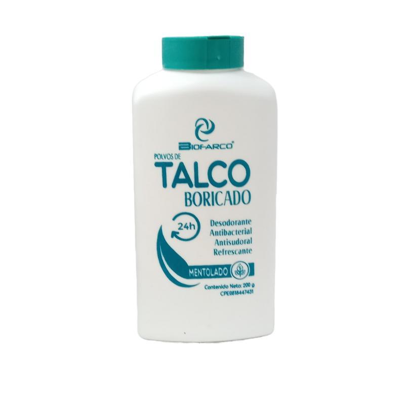 TALCO BORICADO MENTOLADO X 200 GR BIOFARCO