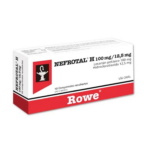 NEFROTAL H LOSARTAN-HIDROCLO 100 MG/12.5 MG X 10 TAB (COVANCE/ HYZAAR/ SORTAL HCT)