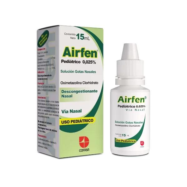 AIRFEN OXIMETAZOLINA 0.025 % 15 ML PED (AFRIN CLARIX)