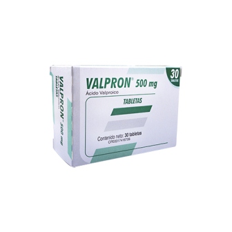 VALPRON ACIDO VALPROICO 500 MG X 30 TAB FARMA