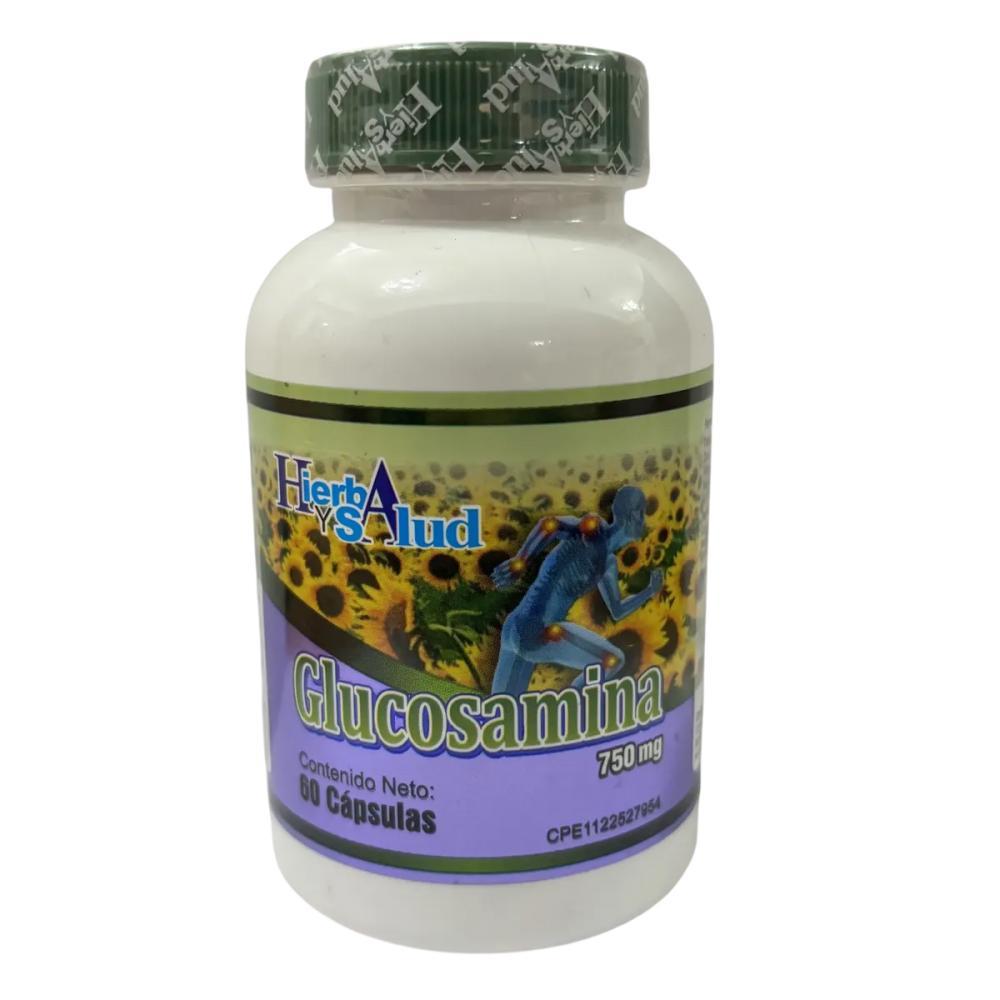 GLUCOSAMINA 750MG 60CAPS HIERBA Y SALUD