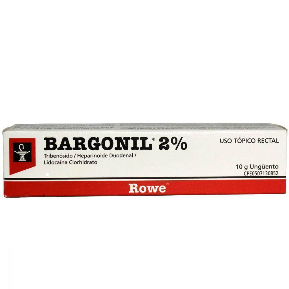 BARGONIL 2% UNGUENTO TOPICO RECTAL 10 GRAMOS