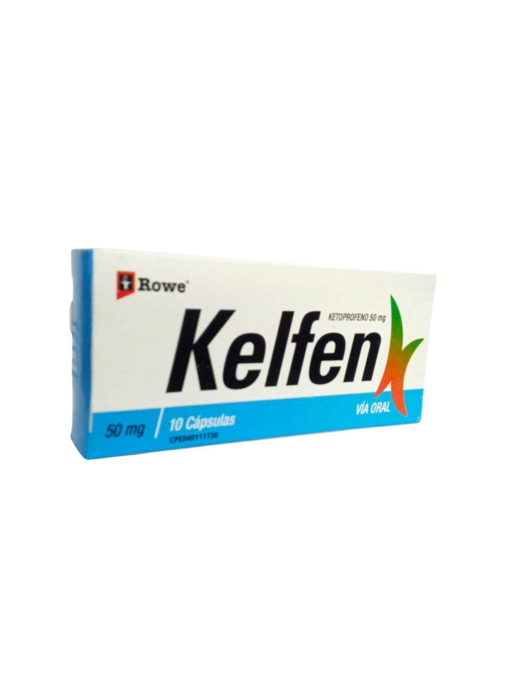 KELFEN KETOPROFENO 50 MG 10 CAP (DOLOMAX KELFEN)