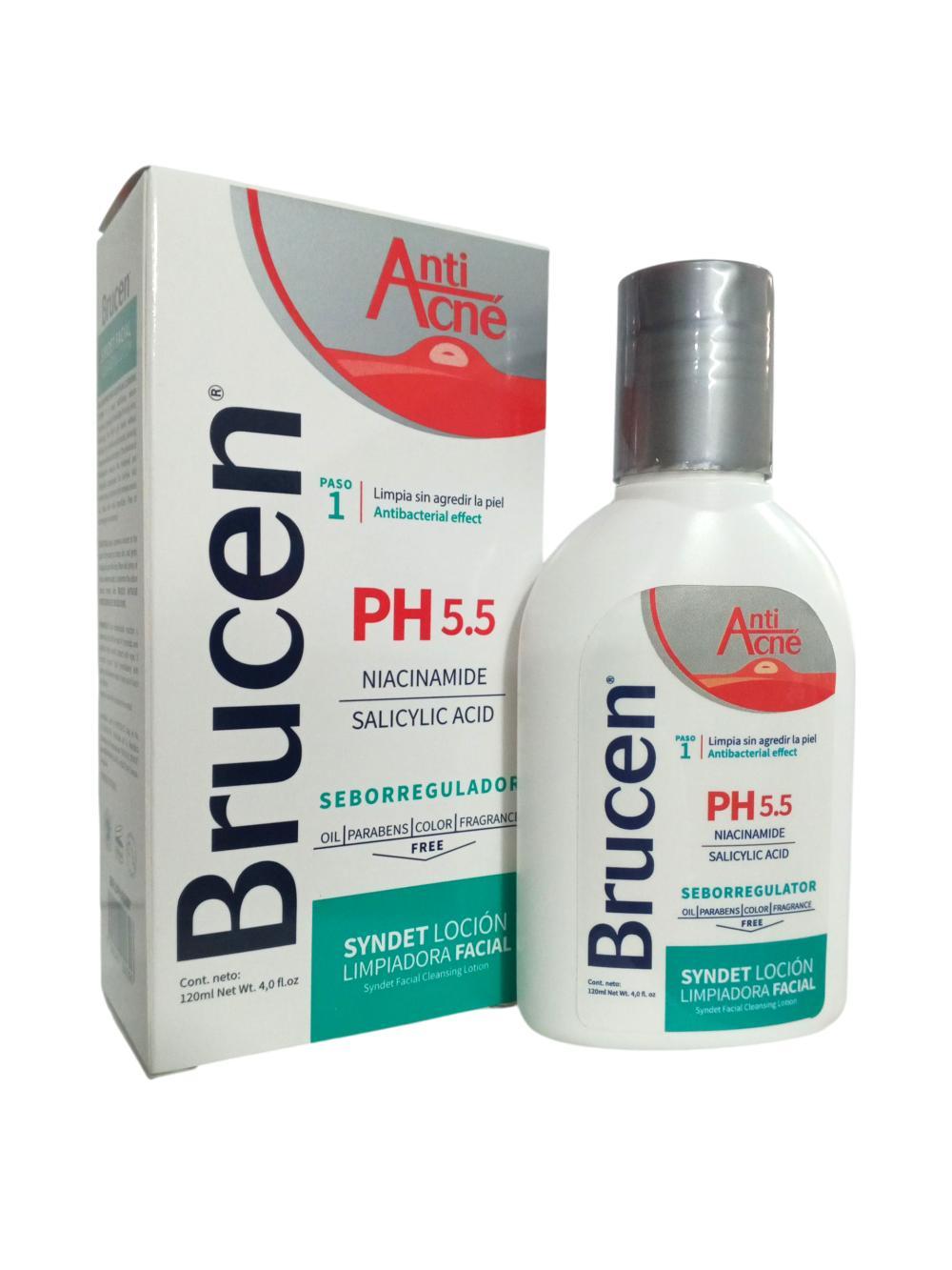 BRUCEN SYNDET LOC. LIMP. FACIAL NIACIDAMIDE/ACIDSALICYLIC PH5.5 ANTIACNE 120 ML