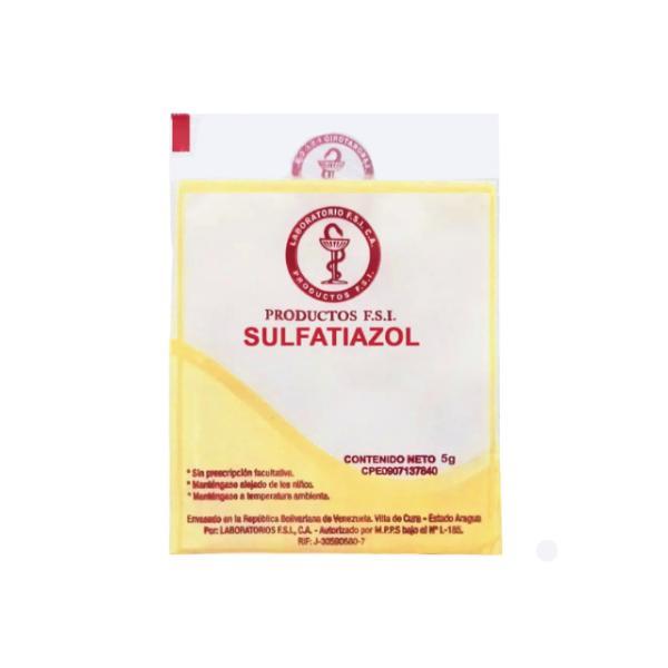 SULFATIAZOL SOBRE 5 GR (PROTOSULFIL) LAB F.S.I