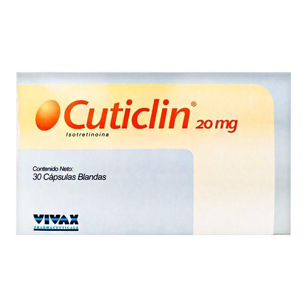 CUTICLIN ISOTRETINOINA 20 MG X 30 CAP B VIVAX