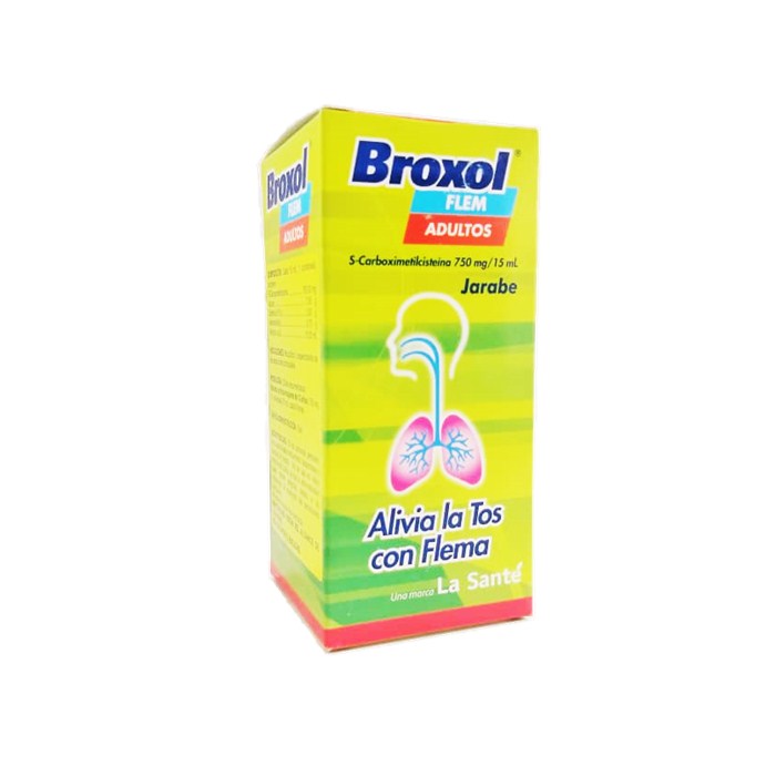 BROXOL FLEM CARBOXIMETILCISTEINA 750MG/15ML JBE ADULTO 120 ML (GULAPER/ LOGANIL/ MUCOFAR)