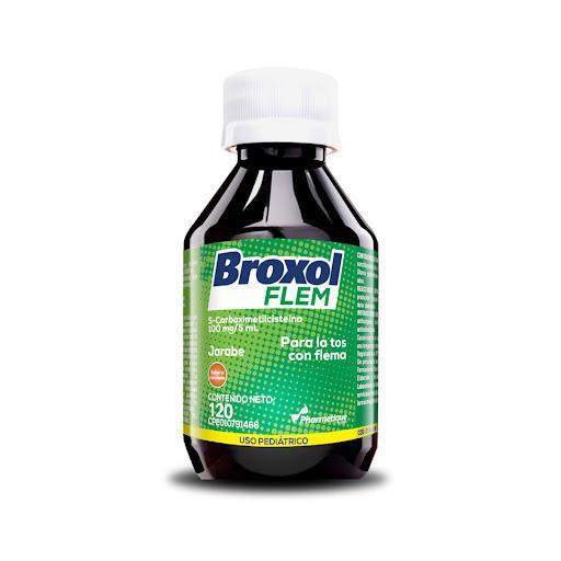 BROXOL FLEM CARBOXIMETILCISTEINA 100MG/5ML JBE PED 120 ML (GULAPER/ LOGANIL/ MUCOFAR)