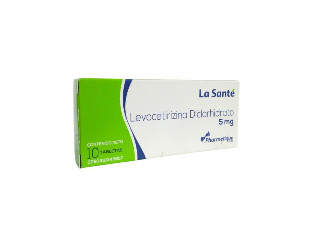 LEVOCETIRIZINA 5MG X10 LA SANTE