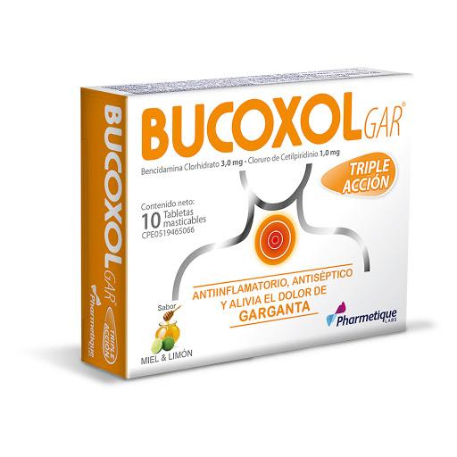 BUCOXOLGAR MIEL LIMON X 10TAB MAST. (TANTUM/ ISOSPRAY) PHARMATIQUE LABS