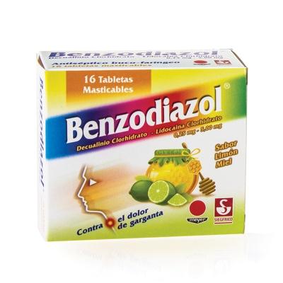 BENZODIAZOL LIMON-MIEL 16 TAB MASTICABLES 