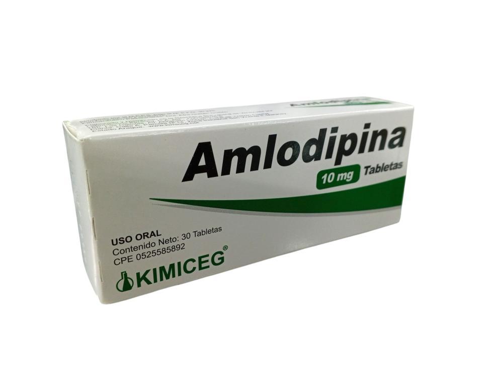 AMLODIPINA 10MG 30TAB (LODIPIN/ ANGIOVAN/ NORVASC) KIMICEG