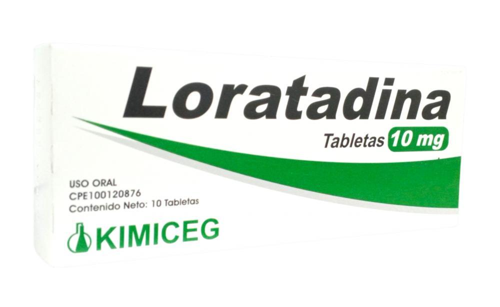 LORATADINA 10 MG X 10 TAB (LORADEX/ LOREX/LORATAMED/LORAVAL) KIMICEG