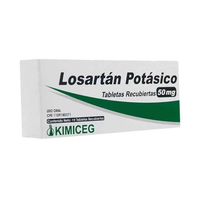 LOSARTAN POTASICO 50 MG X 30 TAB KIMICEG