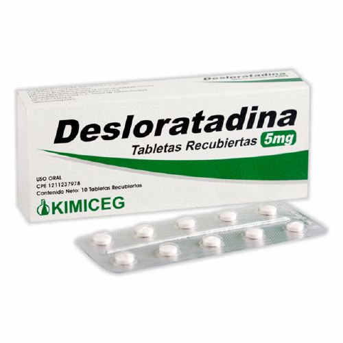 DESLORATADINA 5 MGX 10 TAB REC (DEXTAMIN/DESLORAT) KIMICEG