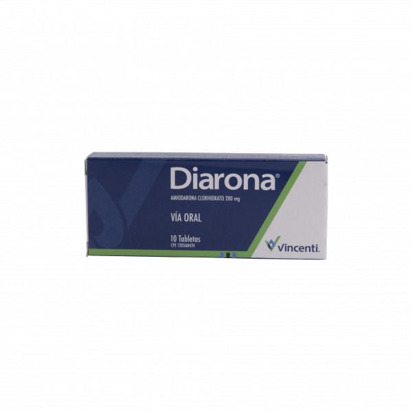 DIARONA AMIODARONA 200MG X 10TAB (ATLANSIL/ AMIORIT)